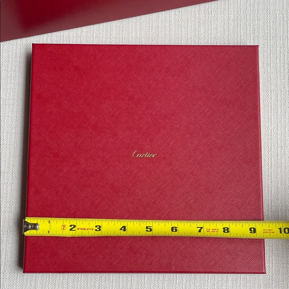 Cartier 100% Silk Scarf Brand New in Box 42x42 cm authentic new in box